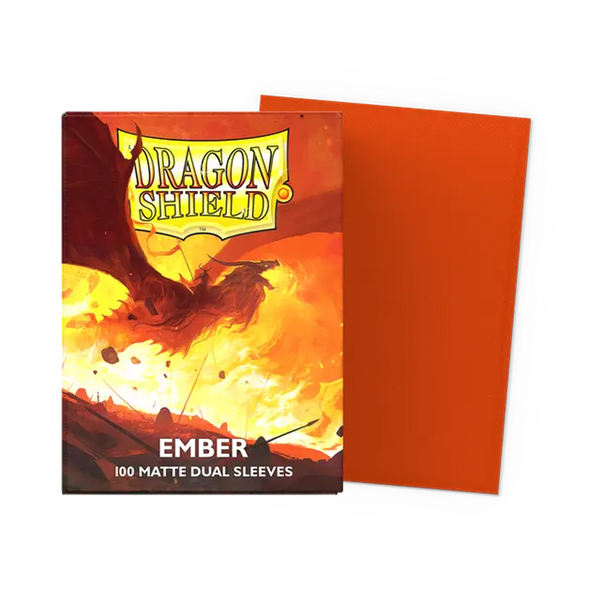 Dragon Shield Sleeves: Standard Matte Dual - Ember