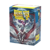 Dragon Shield Sleeves: Standard Matte Dual - Cobalt Silver