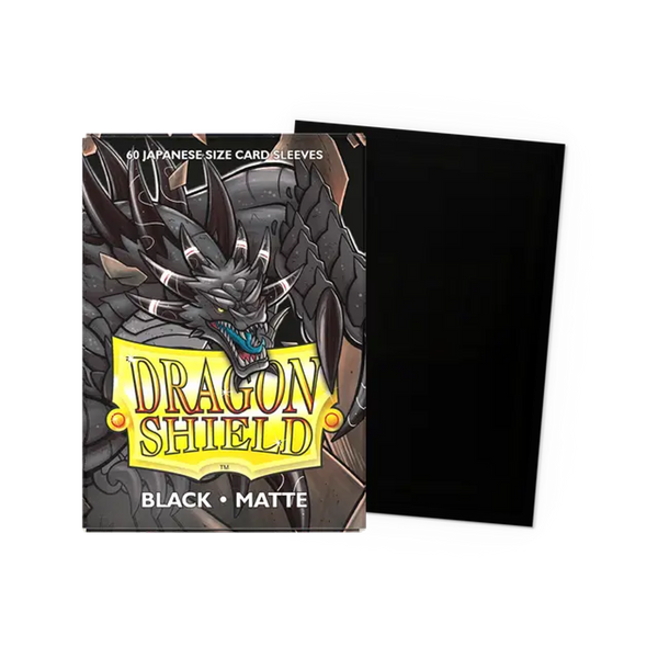 Dragon Shield Sleeves: Japanese Matte - Black