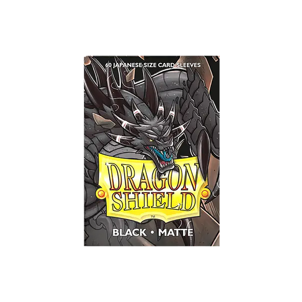 Dragon Shield Sleeves: Japanese Matte - Black