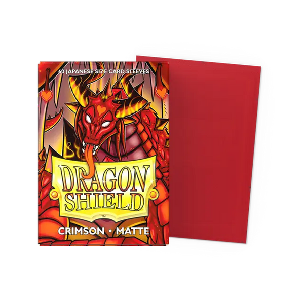 Dragon Shield Sleeves: Japanese Matte - Crimson