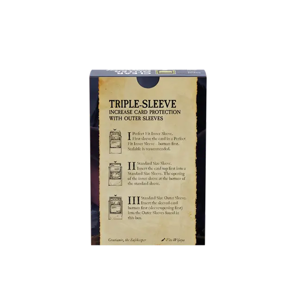 Dragon Shield Sleeves: Standard Matte - Clear Outer