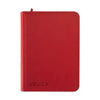 Zip Binder 9-Pocket Exo-Tec Fire Red