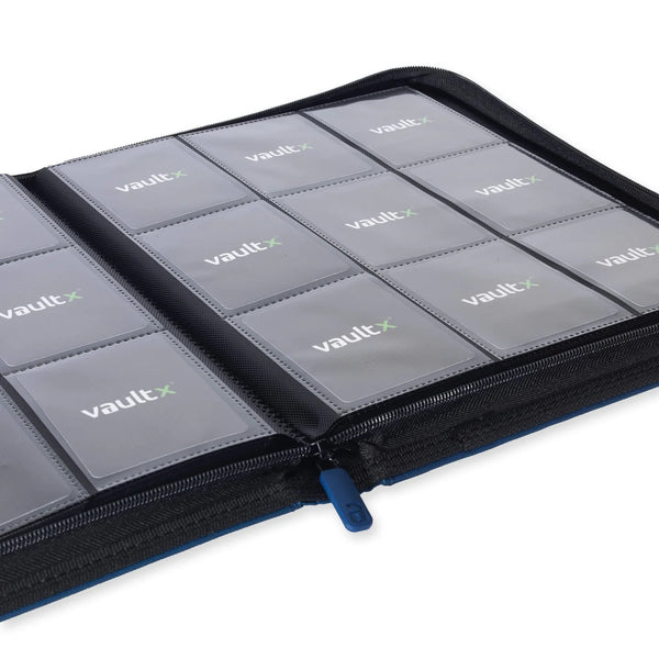 Zip Binder 9-Pocket Exo-Tec Royal Blue