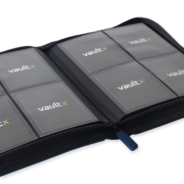 Zip Binder 4-Pocket Exo-Tec Royal Blue